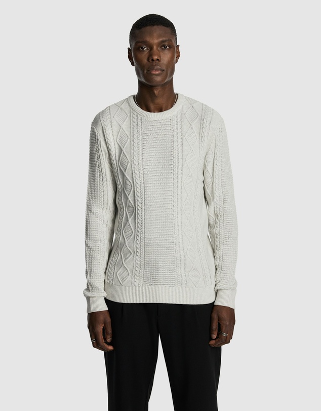 yd. - Jamie Cable Crew Knit Jumper