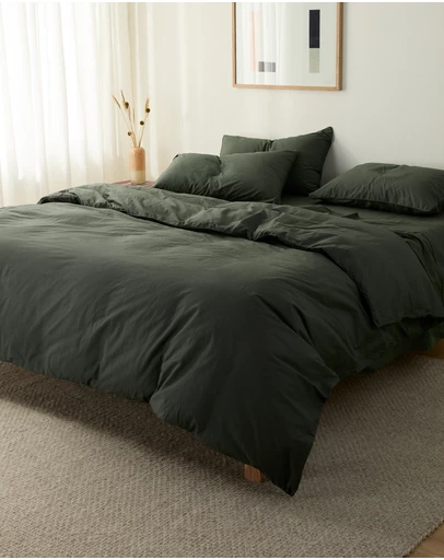 Sheet Society - Leo Washed Cotton Quilt Cover Set