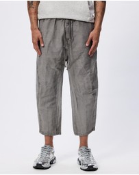 Surrounded By Ghosts - The Eskolaite Linen Canvas Drawstring Pants