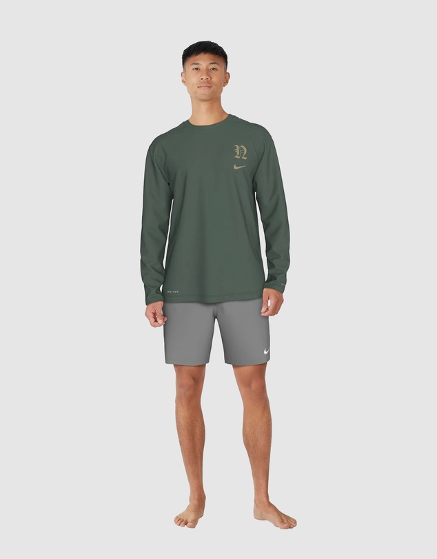 Nike - Gothic Letter Long Sleeve Hydroguard Top