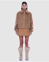 ENA PELLY - Maeve Wool Blend Bomber