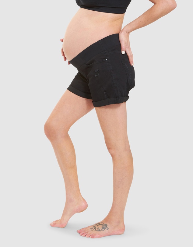 Ripe Maternity - Baxter Boyfriend Shorts