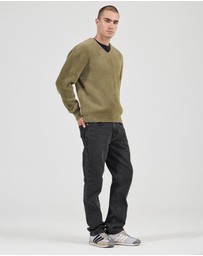 Rolla's - Shag V Neck Knit Jumper