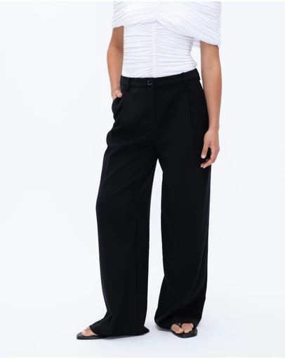 Minima Esenciales - Chloe Tailored Pleat Suit Pants