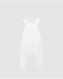 Hunkemoller - Satin Lace Peonie Slip Dress
