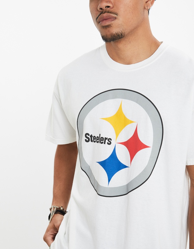 Vintage by The Real Deal - Pre Loved - Vintage NFL Pittsburgh Steelers Bud Light Beer Tee