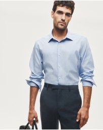 Country Road - Regular Fit Grid Check Travel Shirt