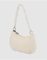 Olga Berg - Pia Pearl Croissant Bag