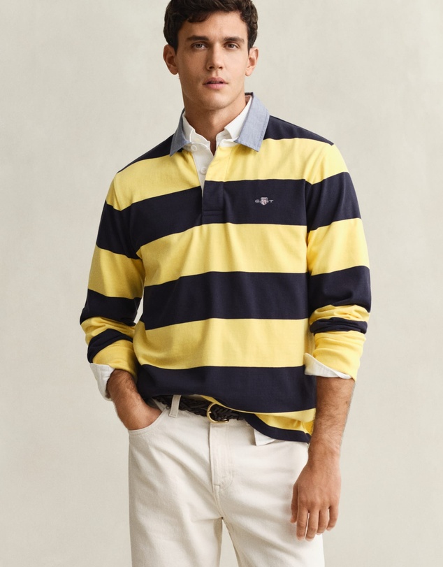 Gant - Chambray Stripe Heavy Rugger