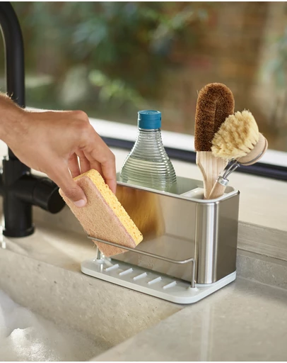 Joseph Joseph - Surface™ Stainless Steel Sink Tidy (Stone)