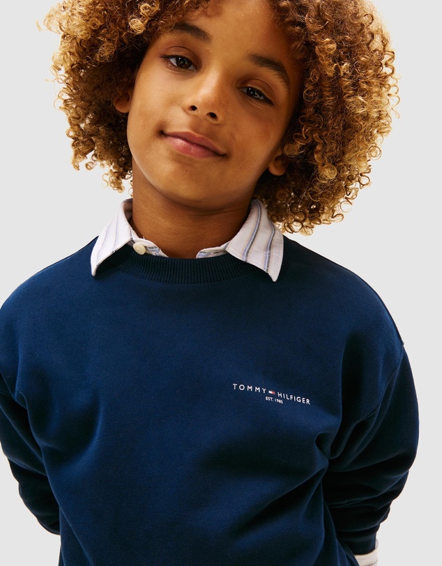 Tommy Hilfiger - Brushed Fleece Logo Sweatshirt - Kids