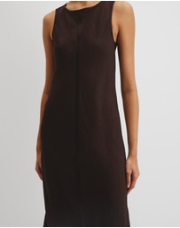 Country Road - Boat Neck Bias Dress
