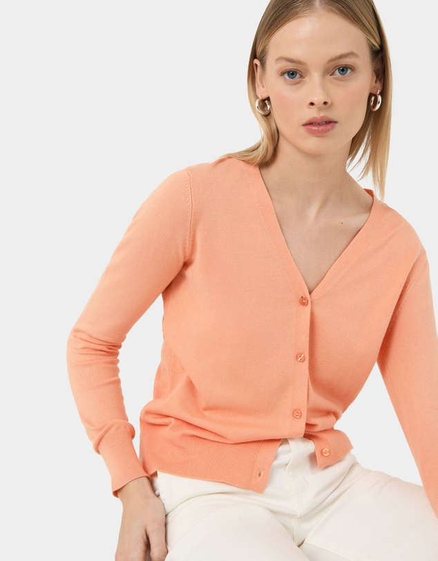 Forcast - Nicolette V-Neck Knit Cardigan