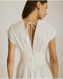 Atmos&Here - Zara Waisted Midi Dress