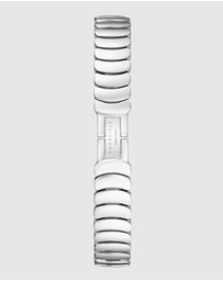 Rosefield - Ovale White Matte Silver-Tone Bracelet Watch