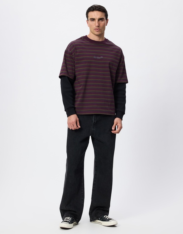 Thrills - New Delusions Layer Box Crop Oversize Long Sleeve Tee