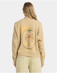 Billabong - Womens Echo Crew Neck Fleece Top