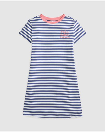 Classic Blue & White Stripe