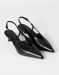 & Other Stories - Classic Leather Slingback Pumps