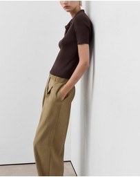 M.N.G - Paperbag Trousers With Belt