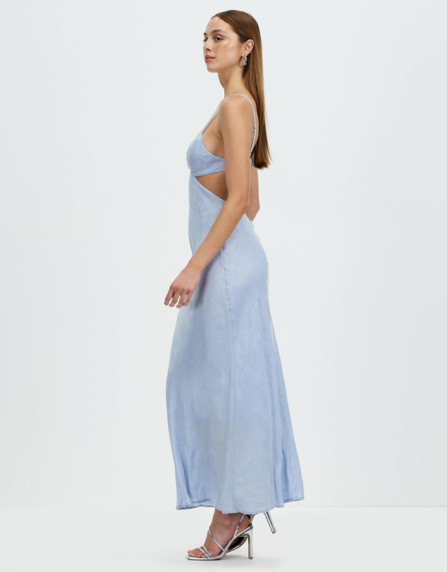 Third Form - Paisley Bias Triangle Midi Dress