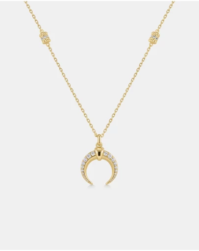 Ania Haie - Ania Haie Gold Reversible Horn Necklace