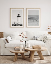 Olive et Oriel - Fun in the Sun Art Print