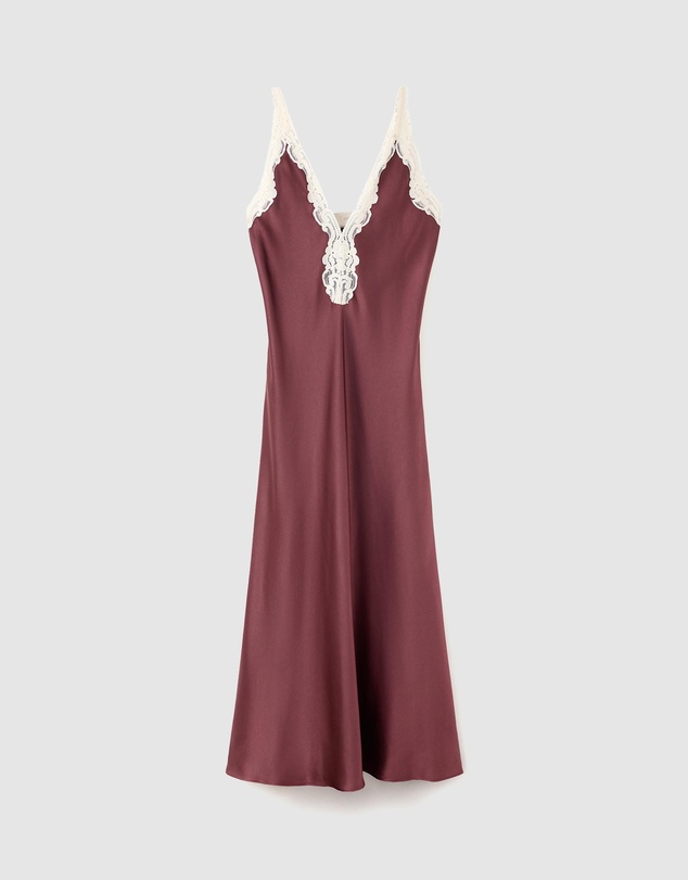 M.N.G - Satin Lace Dress