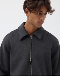 AERE - Wool Double Zip Jacket