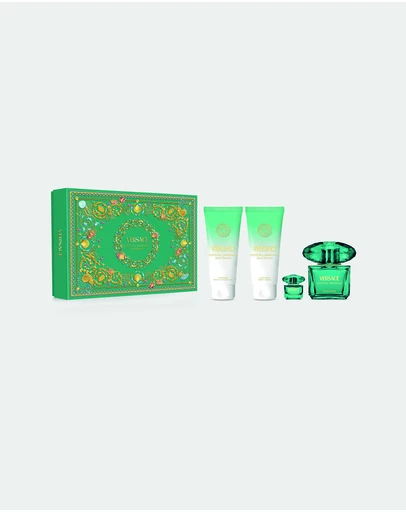 Versace - Crystal Emerald EDP Gift Set (90 ml + Shower gel 100 ml + Body Lotion 100 ml + 5ml)
