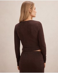 Forever New - Arabella V-Neck Ruched Top