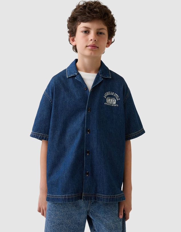 GAP - SS Graphic Denim - Teens