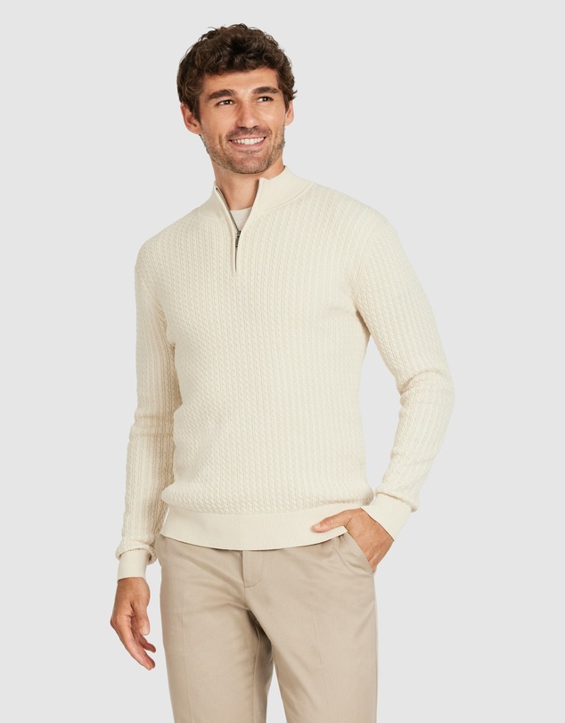 Tarocash - Charly Cable Zip Knit