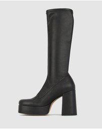 Betts - Preach Tall Platform Sock Boots