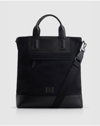 Evity - Owen Canvas/Leather Tote Bag