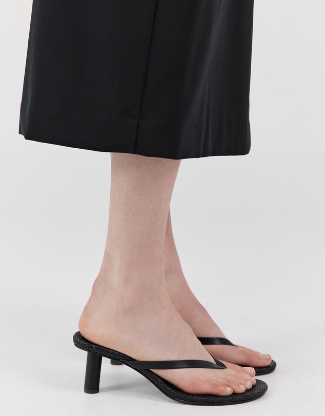 St. Agni - Woven Thong Heels