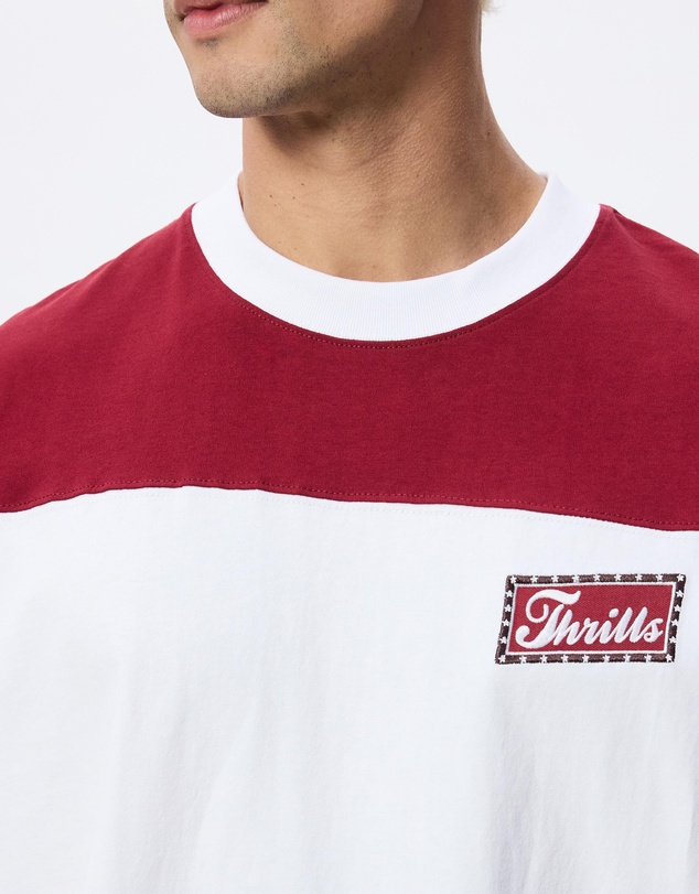Thrills - Make Em Tough Oversize Box Crop Panel Tee