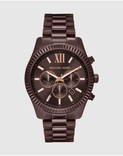 Michael Kors - Lexington Brown Chronograph Watch