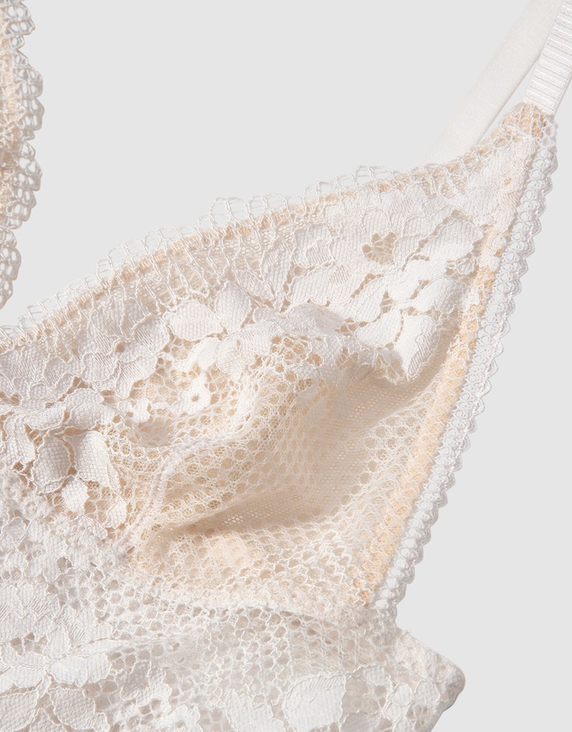 Passionata - Nina Unpadded Triangle Cup Longline Lace Bralette