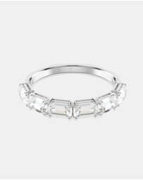 Swarovski - Millenia Bangle, Octagon Cut, White, Rhodium-Plated