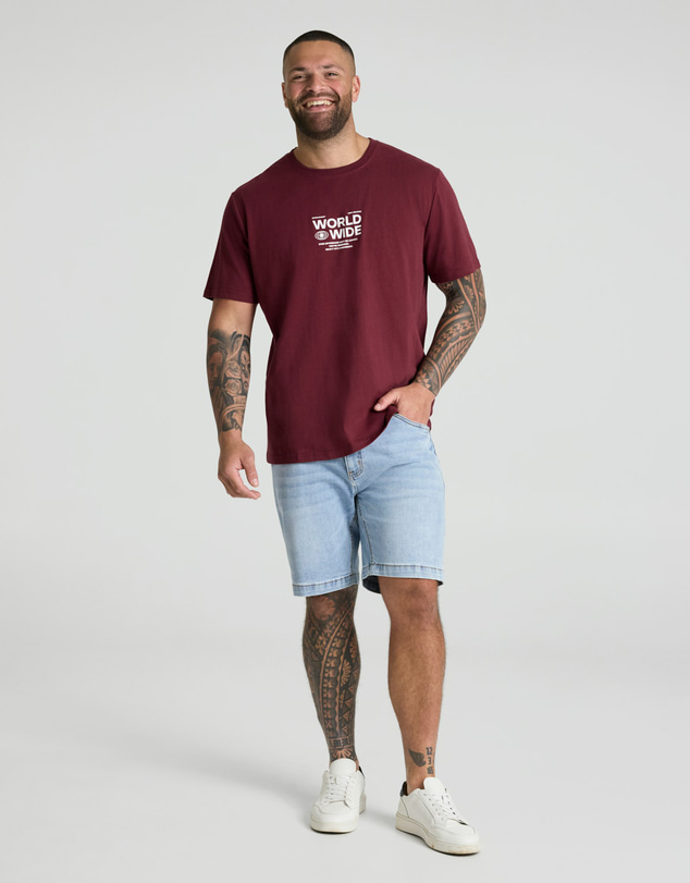 Johnny Bigg - Wide World Print Tee