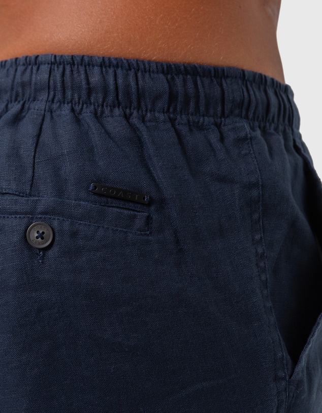 Coast Clothing - Linen Shorts - Navy