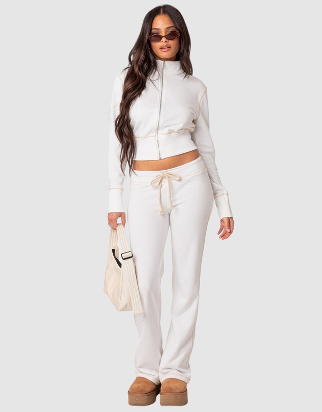 EDIKTED - Alexia Zip Up Sweatshirt