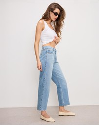 Good American - Good 90s Cropped Relaxed Jeans