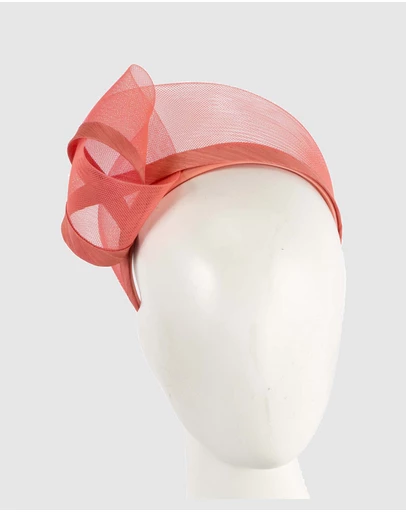 Fillies Collection - Coral Headband Fascinator