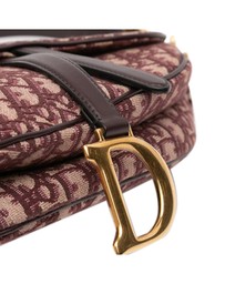 Pre-Loved by Azura Reborn - Pre-Loved Oblique Canvas Saddle Bag