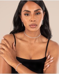 Mestige - Faye Earrings - Silver Plated