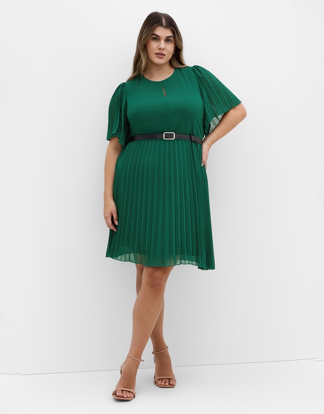 City Chic - Newberry Street Pleat Dress