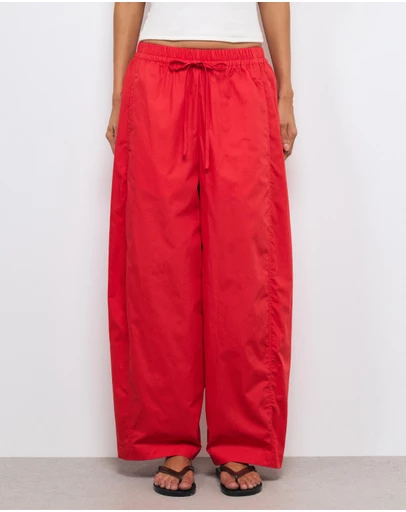 AERE - Organic Cotton Barrel Leg Pants