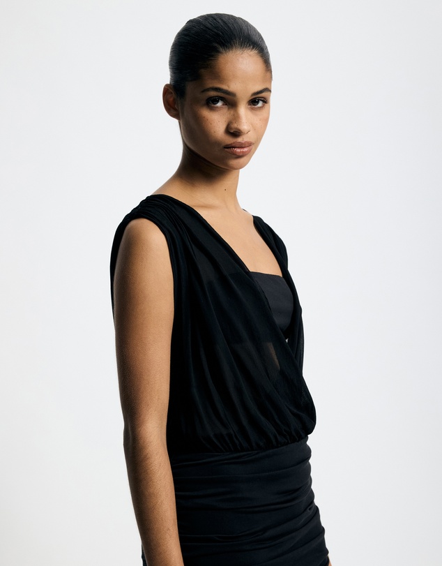 Lover - Zinnia Jersey And Georgette Maxi Dress